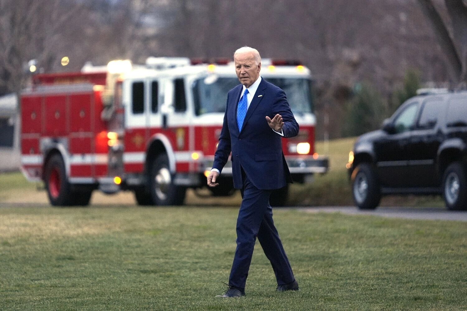 Joe Bidenas, JAV prezidentas. Andrew Harniko (AP / „Scanpix“) nuotr.