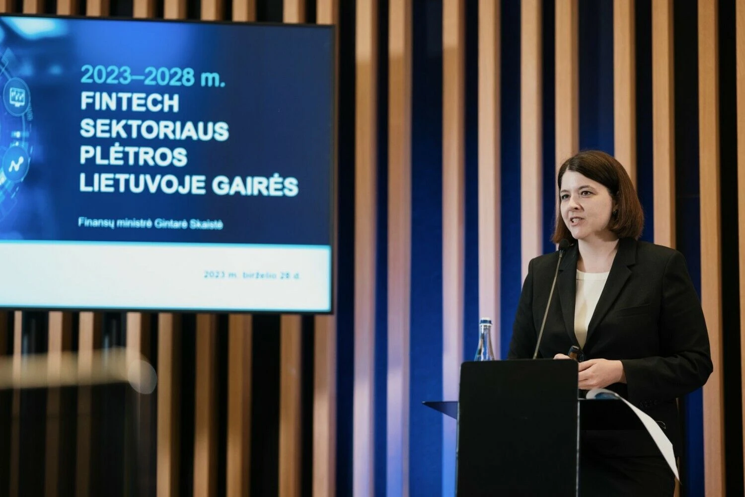 Gintarė Skaistė, finansų ministrė. Ministerijos nuotr.