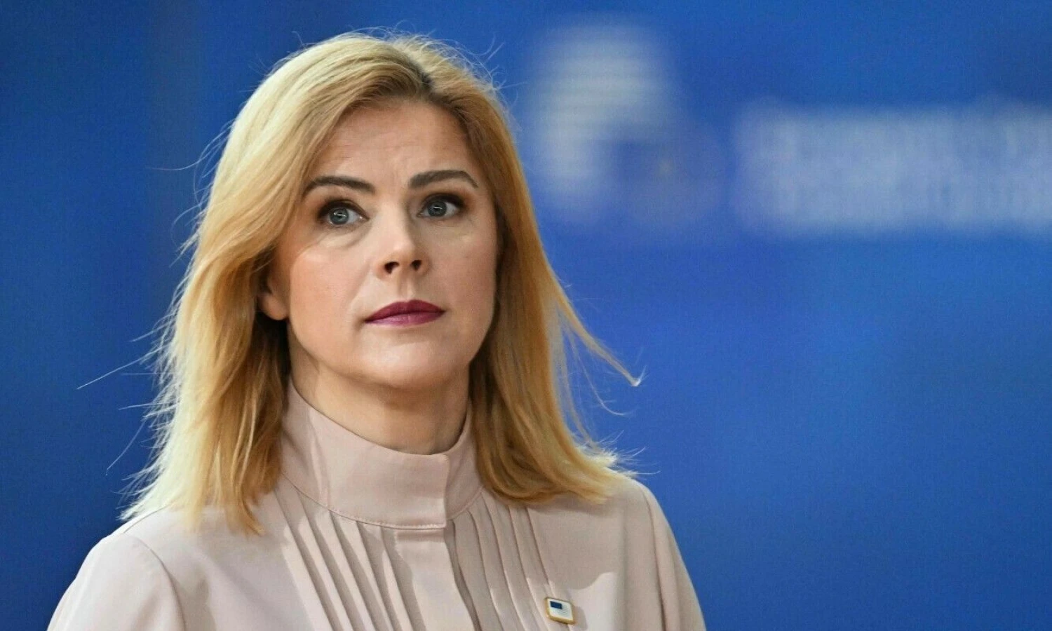 E. Silina, Latvijos premjerė. Miguelio Medinos (AFP/„Scanpix“) nuotr.