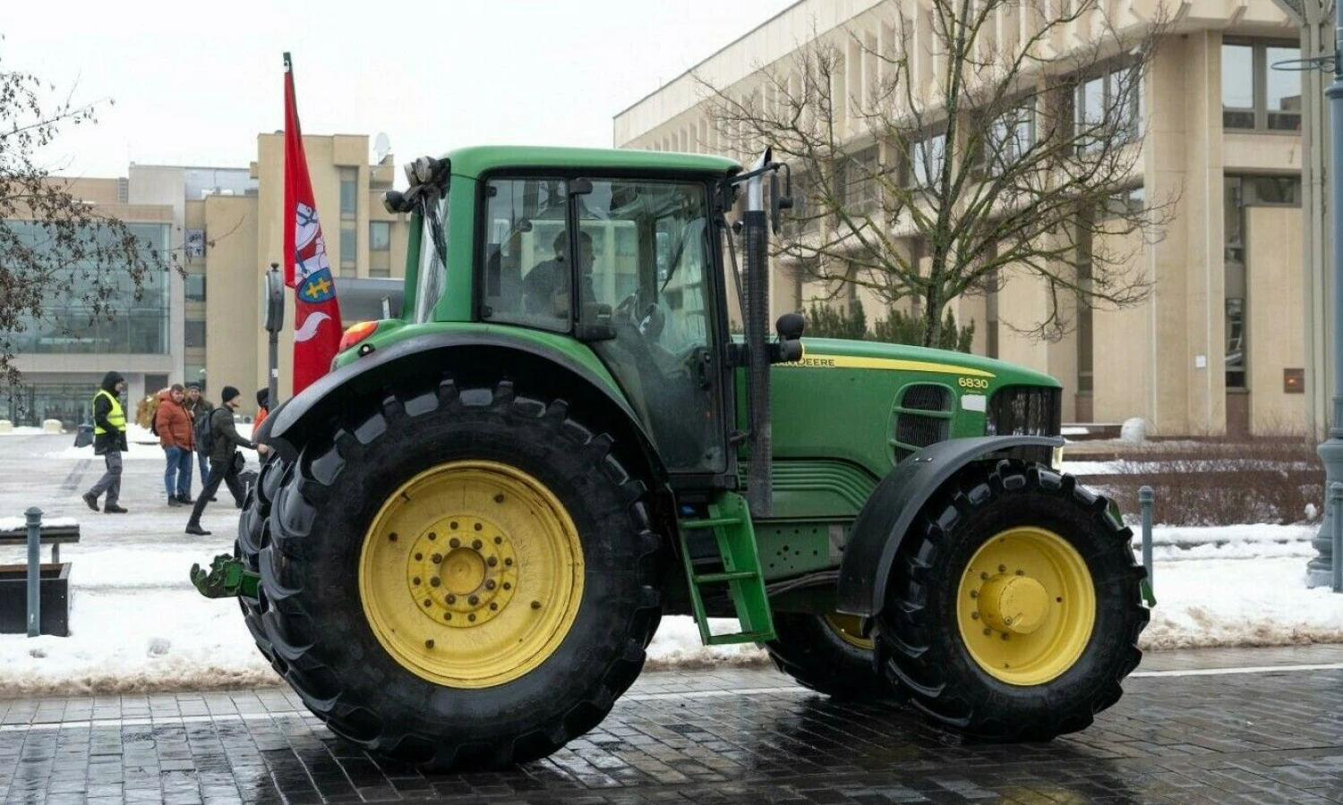 Protestuojantys ūkininkai Vilniuje. Juditos Grigelytės (VŽ) nuotr.