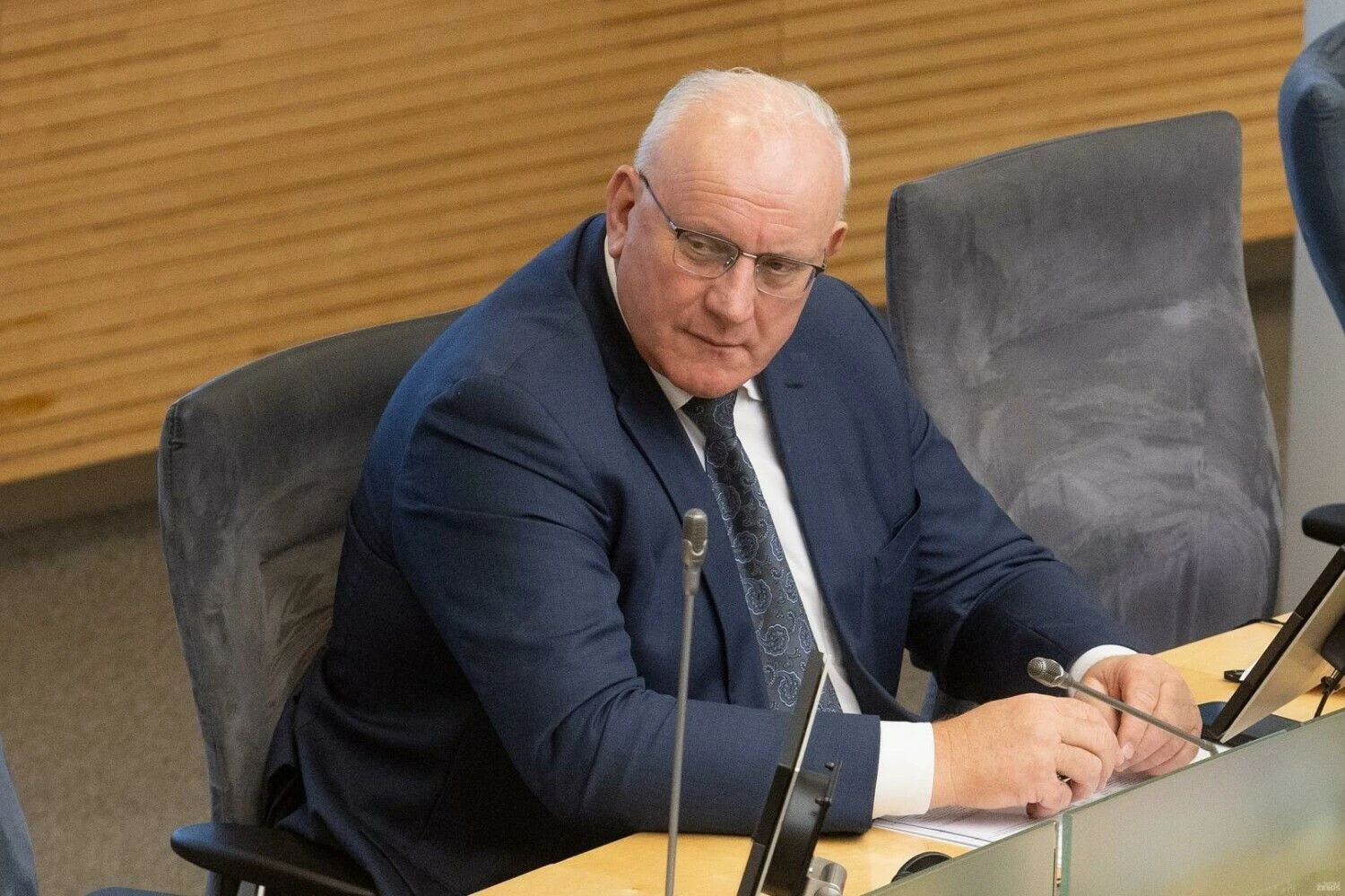 Jonas Pinskus, Regionų partijos pirmininkas. Juditos Grigelytės (VŽ) nuotr.