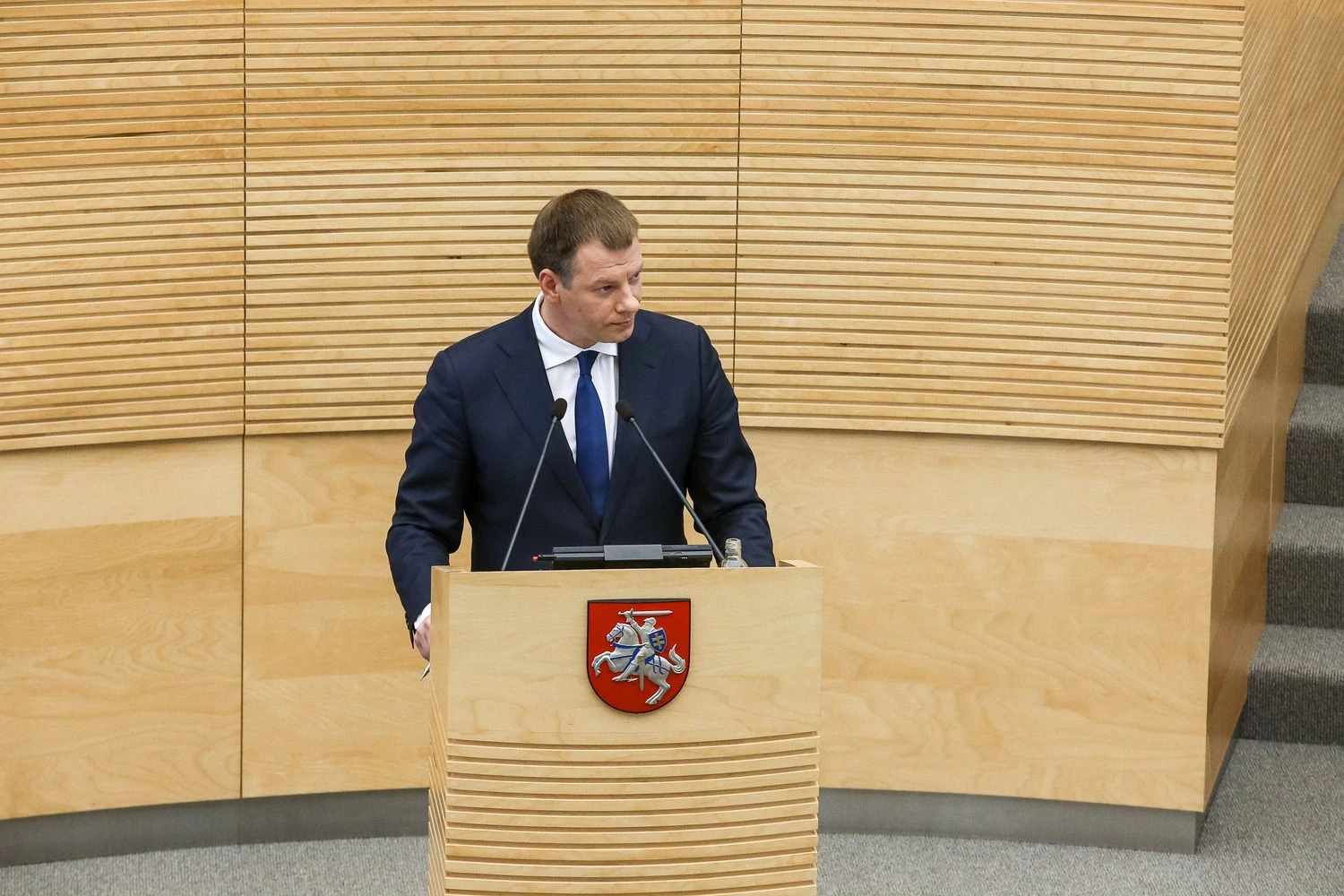 Vilius Šapoka, finansų ministras. Vladimiro Ivanovo (VŽ) nuotr.