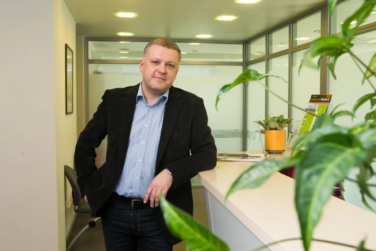 Gytis Juodpusis, tyrimų bendrovės „Kantar TNS“ vadovas. Juditos Grigelytės (VŽ) nuotr.
