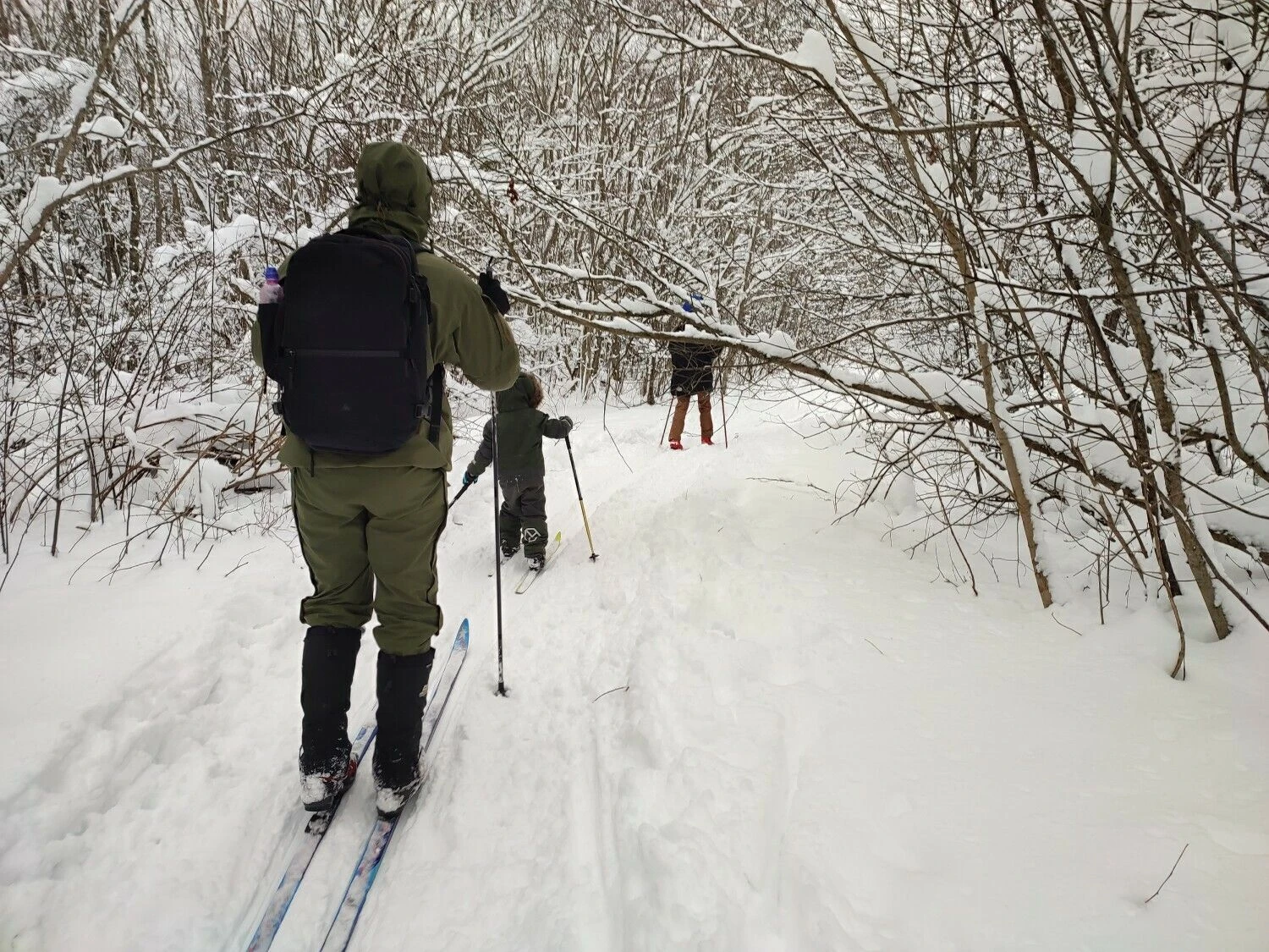 „Snaigės“ žygis Vilniaus rajone, Senasalio apylinkėse, sausio 21 d. Rengėjų nuotr.