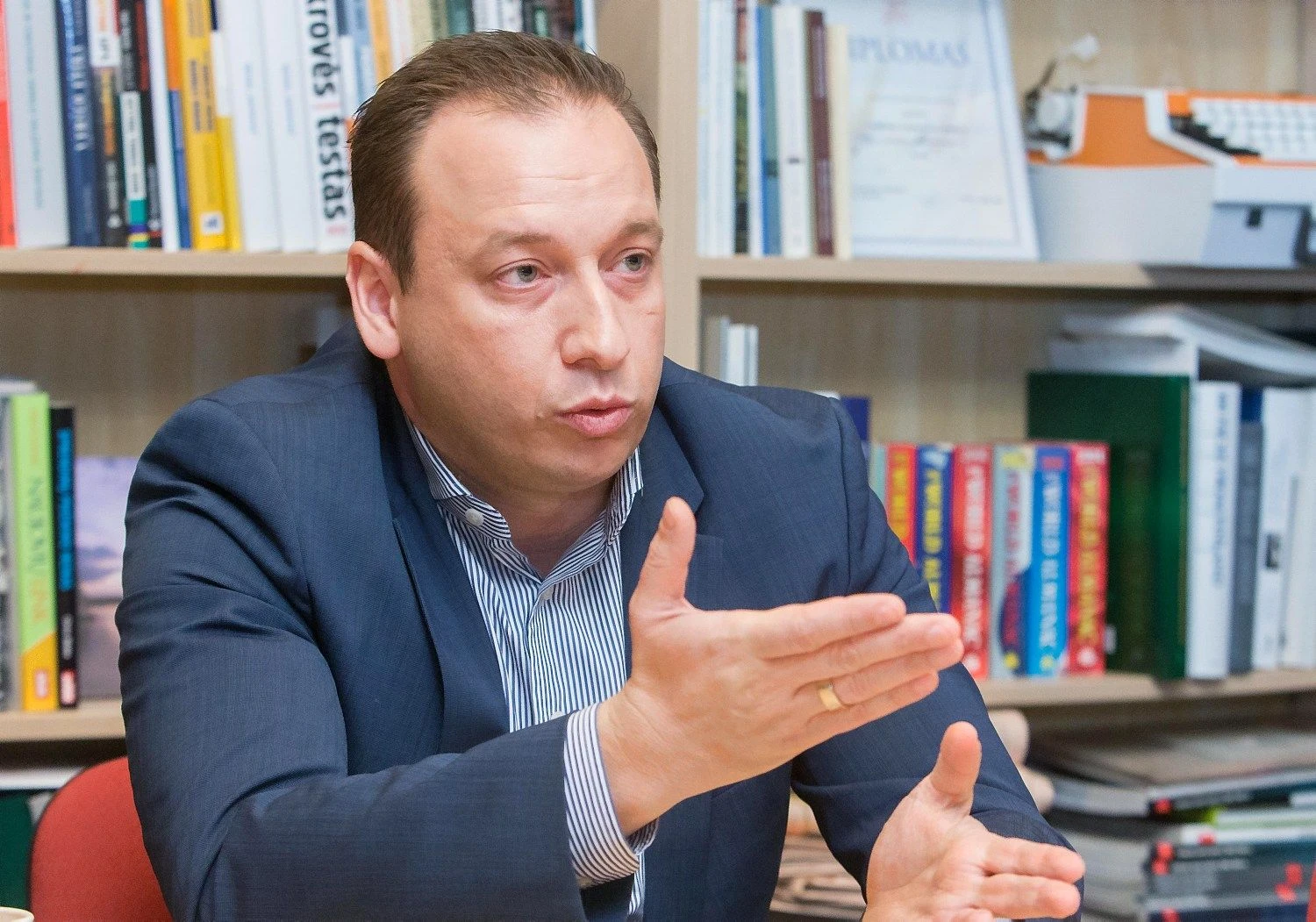 Radostinas Dimitrovas Roussevas-Peine'as, UAB „Lidl Lietuva“ direktorius. Juditos Grigelytės (VŽ) nuotr.