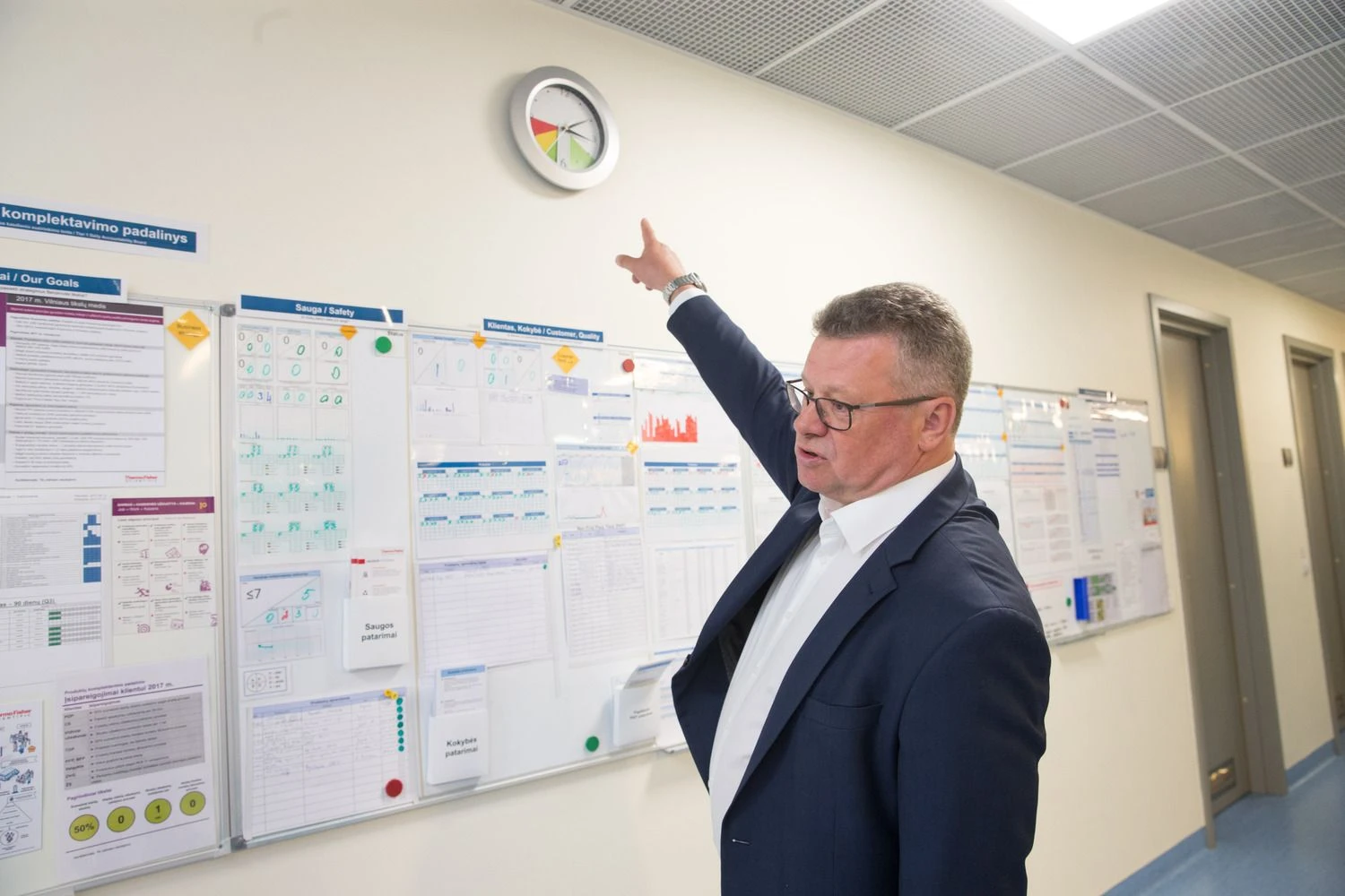 Algimantas Markauskas, UAB „Thermo Fisher Scientific Baltics“ generalinis direktorius. Juditos Grigelytės (VŽ) nuotr.