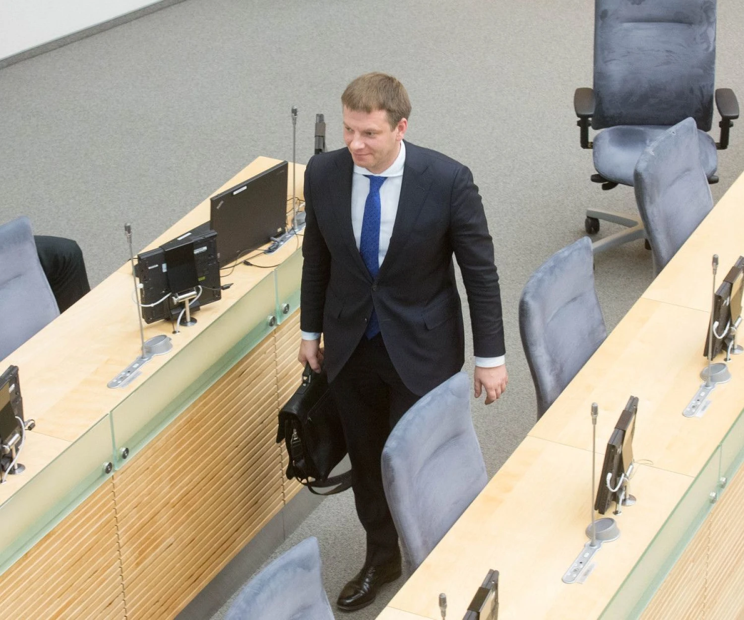 Lietuvos finansų ministras Vilius Šapoka. Juditos Grigelytės (VŽ) nuotr.