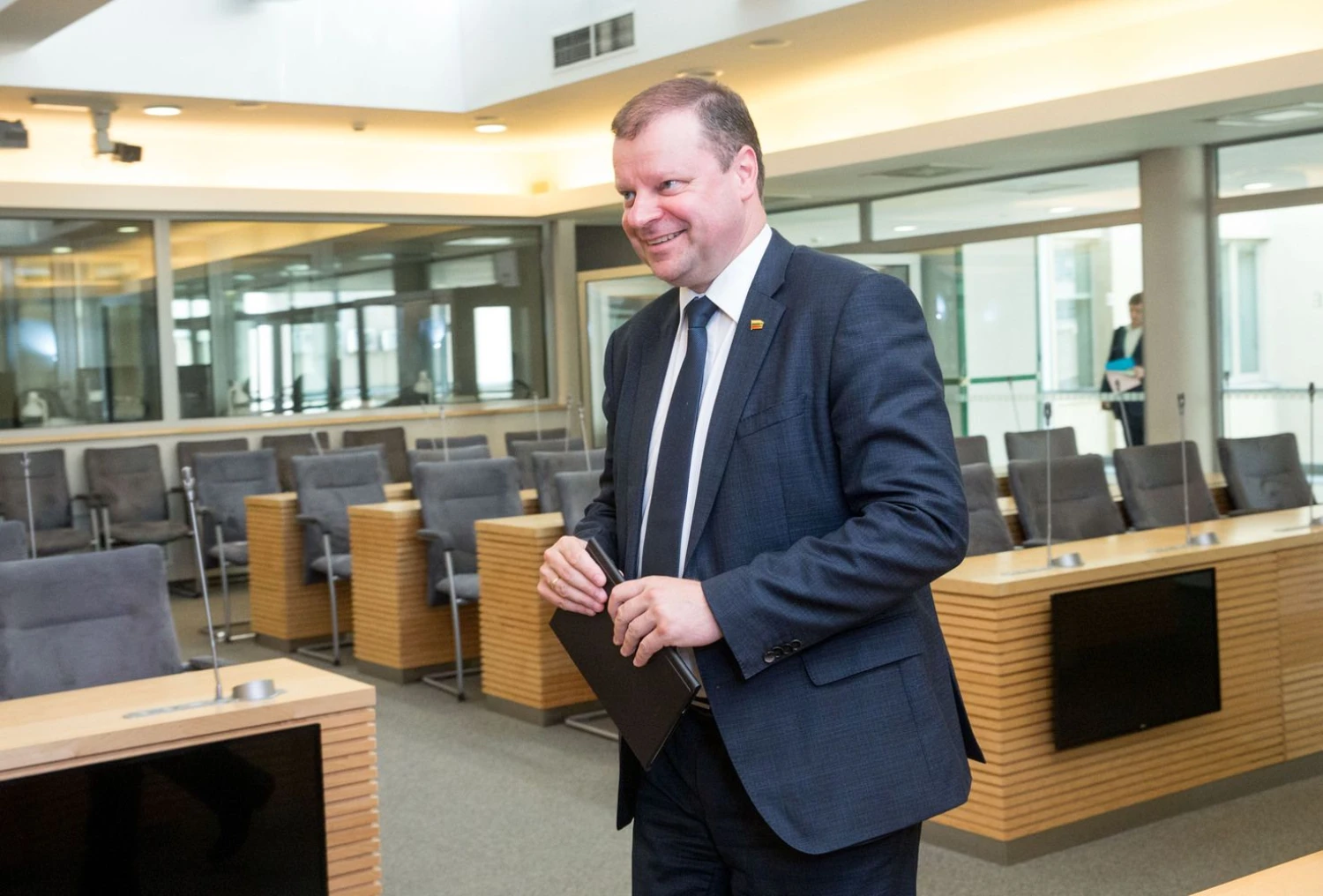Ministras pirmininkas Saulius Skvernelis. Juditos Grigelytės (VŽ) nuotr.