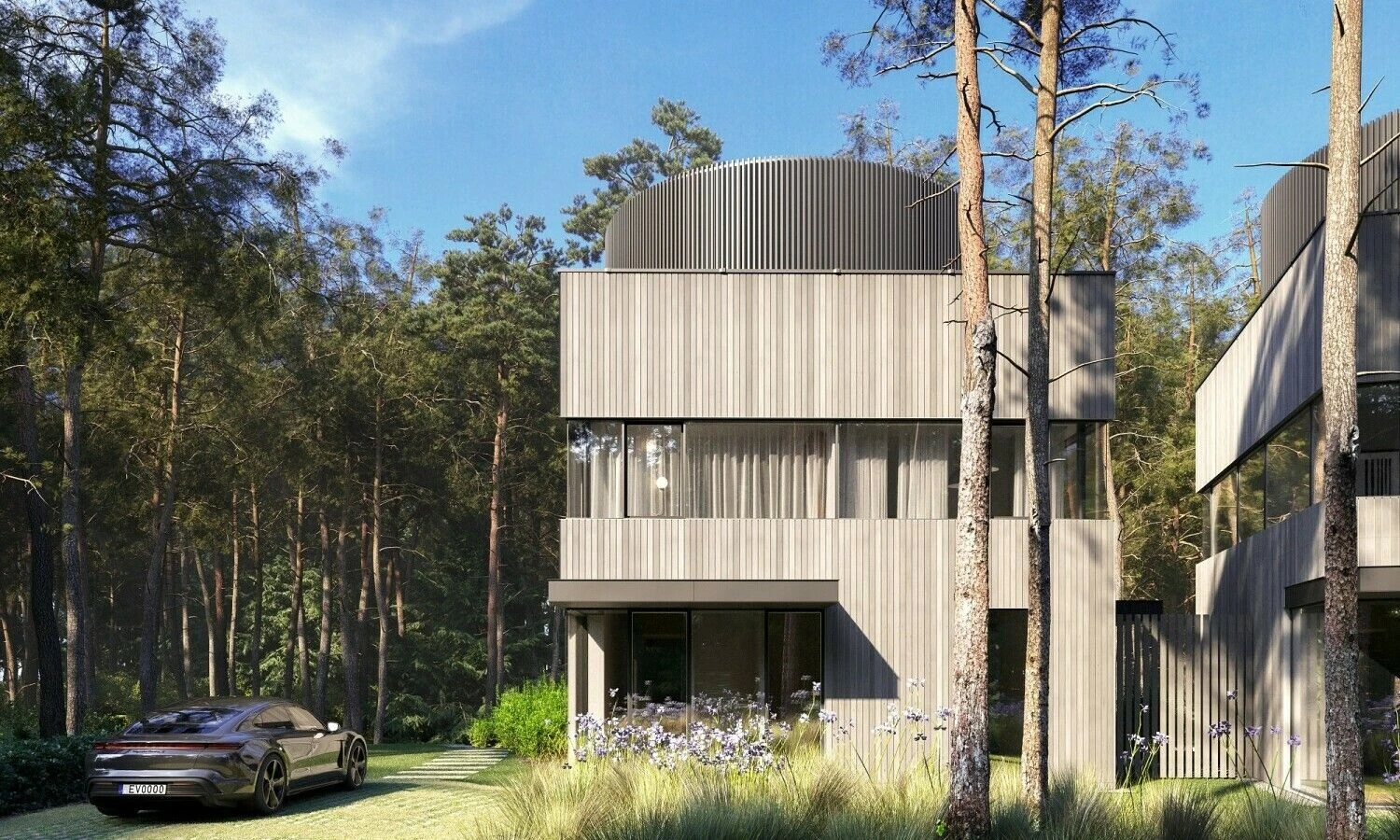 Architektūros studijos „Plazma“ vizualizacija.