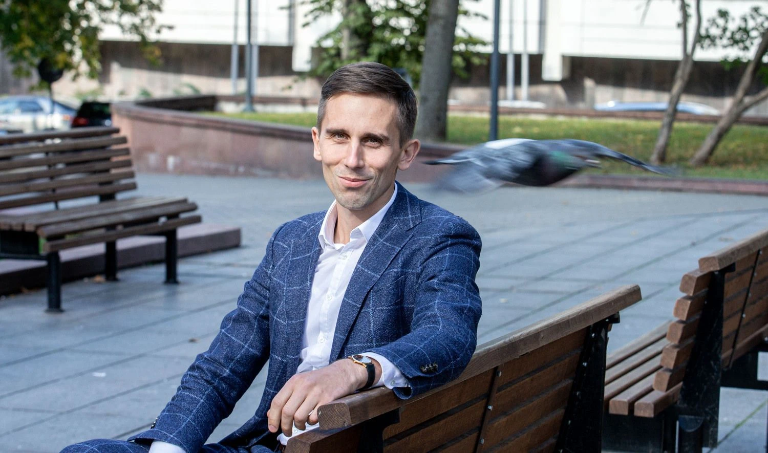 Tadas Povilauskas, SEB banko ekonomistas. Juditos Grigelytės (VŽ) nuotr.