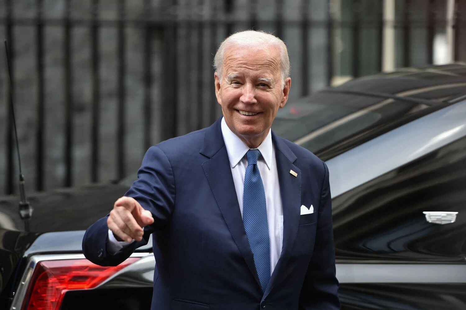 JAV prezidentas Joe Bidenas Londone, Jungtinėje Karalystėje. 2023 m. liepos 10 d. Thomas'o Krycho / „Scanpix“ nuotr.