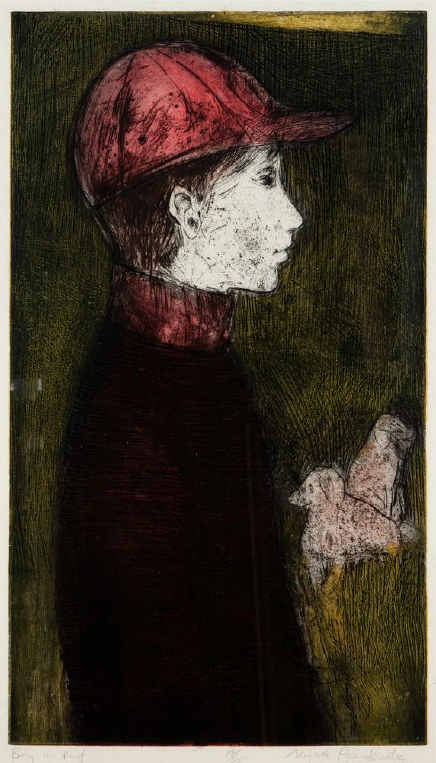 Nijolė Vedegytė-Palubinskienė, „Berniukas raudona kepure“, fragmentas. „Lewben Art Foundation“ nuotr. 
