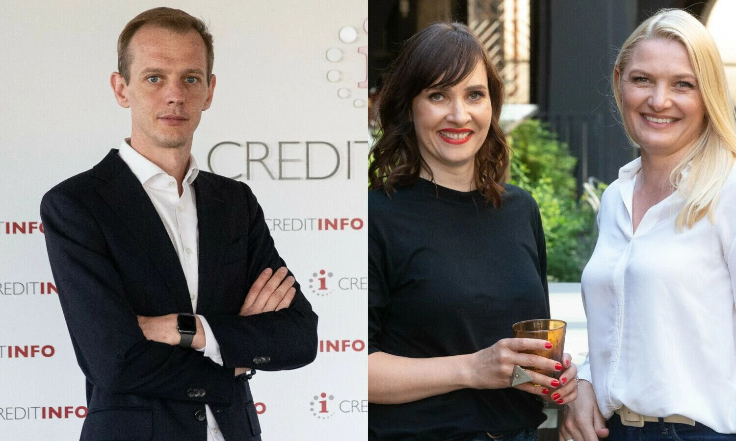 Aurimas Kačinskas, „Creditinfo Lietuvos“ generalinis direktorius, Ieva Vaičiūnaitė (kairėje) ir Jurgita Viltrakienė, gastronomijos konsultacijų agentūros „Kitchen Rules“ įkūrėjos. Vladimiro Ivanovo (VŽ) nuotr.