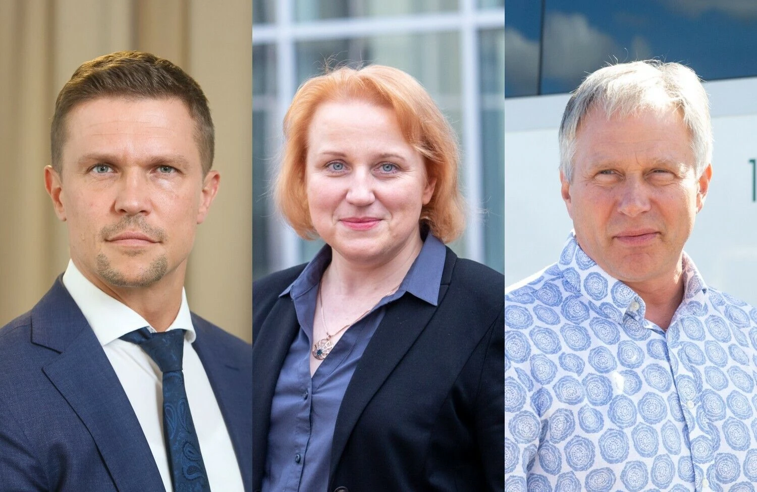 Iš kairės: Jurgis Polujanskas, UAB „Kurana“ generalinis direktorius, Rasa Beskajevienė, UAB „Equinox“ direktorė ir Linas Skardžiukas, UAB „Kautra“ generalinis direktorius. VŽ koliažas.