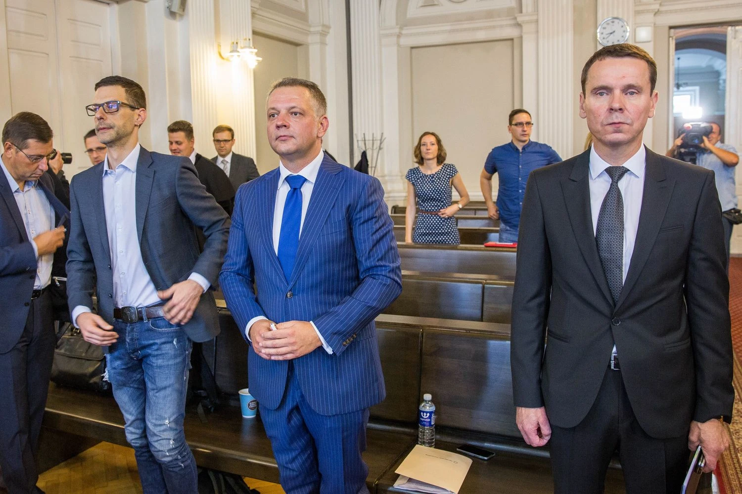 Raimondas Kurlianskis, Eligijus Masiulis, Šarūnas Gustainis, Gintaras Steponavičius. Luko Balandžio (15min.lt) nuotr. 