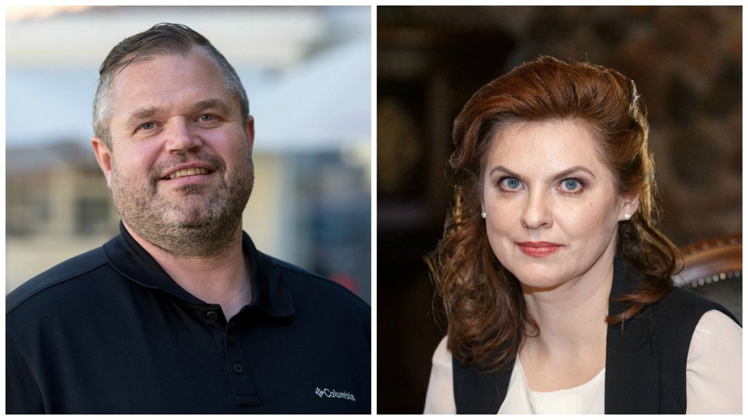 Gudjonas Gudmundssonas, Islandijos „Einstok“ alaus daryklos vykdomasis direktorius, ir Asta Grabinskė, bendrovės „Aviva Lietuva“ generalinė direktorė, valdybos pirmininkė.
Juditos Grigelytės, Vladimiro Ivanovo (VŽ) nuotr.
