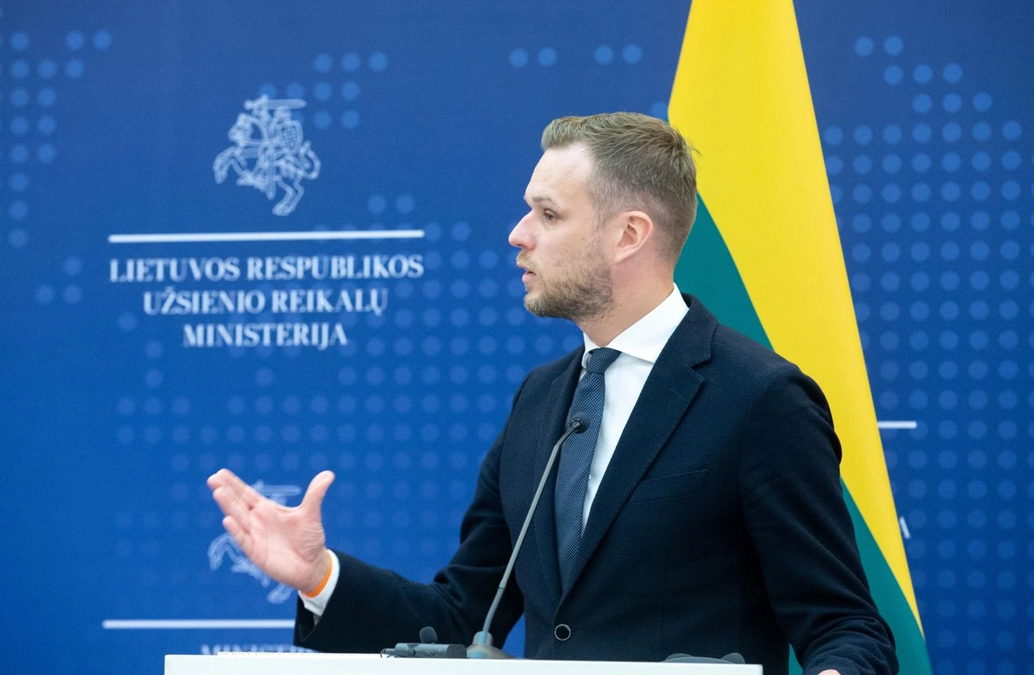 Gabrielius Landsbergis, Lietuvos užsienio reikalų ministras. Juditos Grigelytės (VŽ) nuotr.