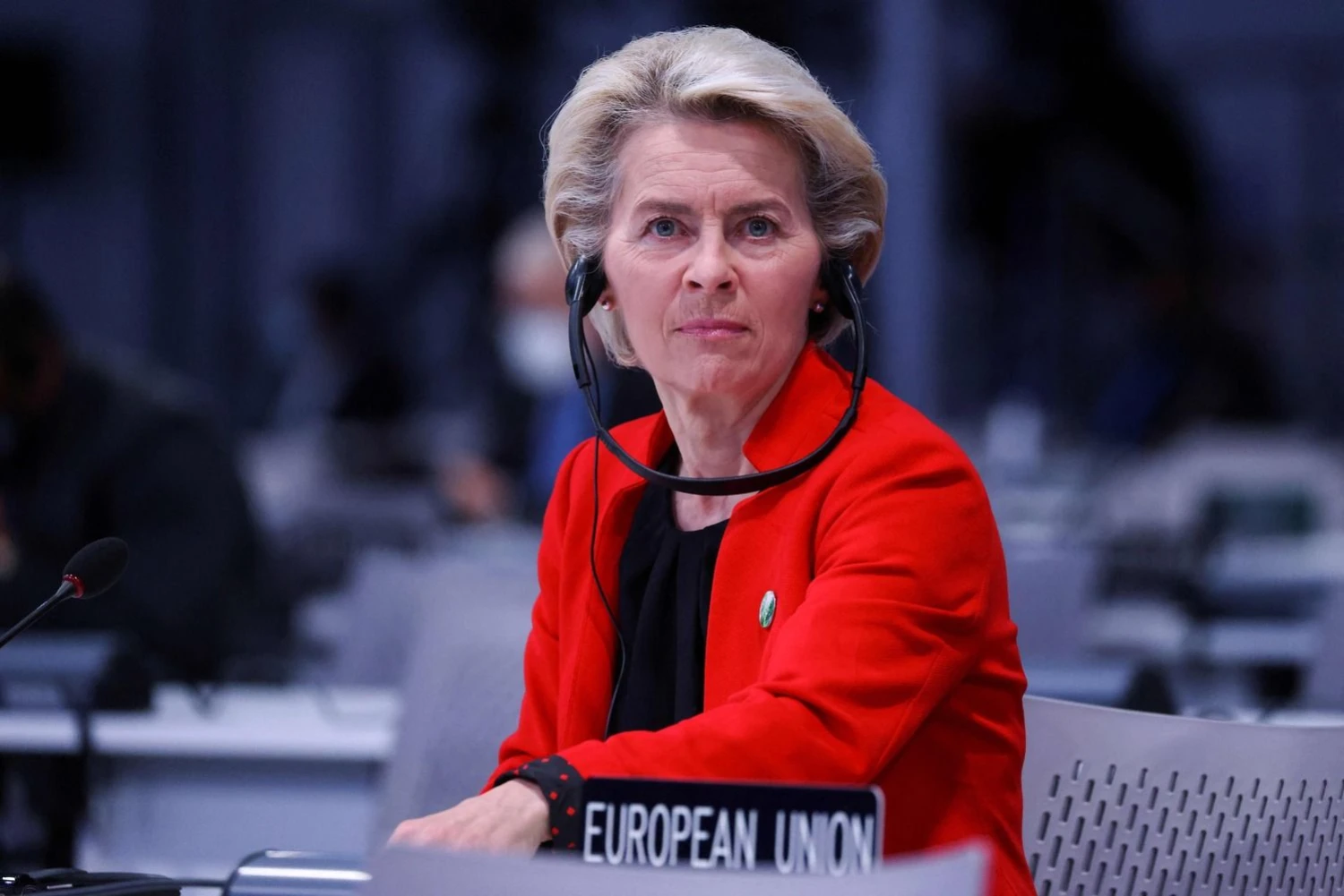 Ursula von der Leyen. Yveso Hermano (AFP/„Scanpix“) nuotr.