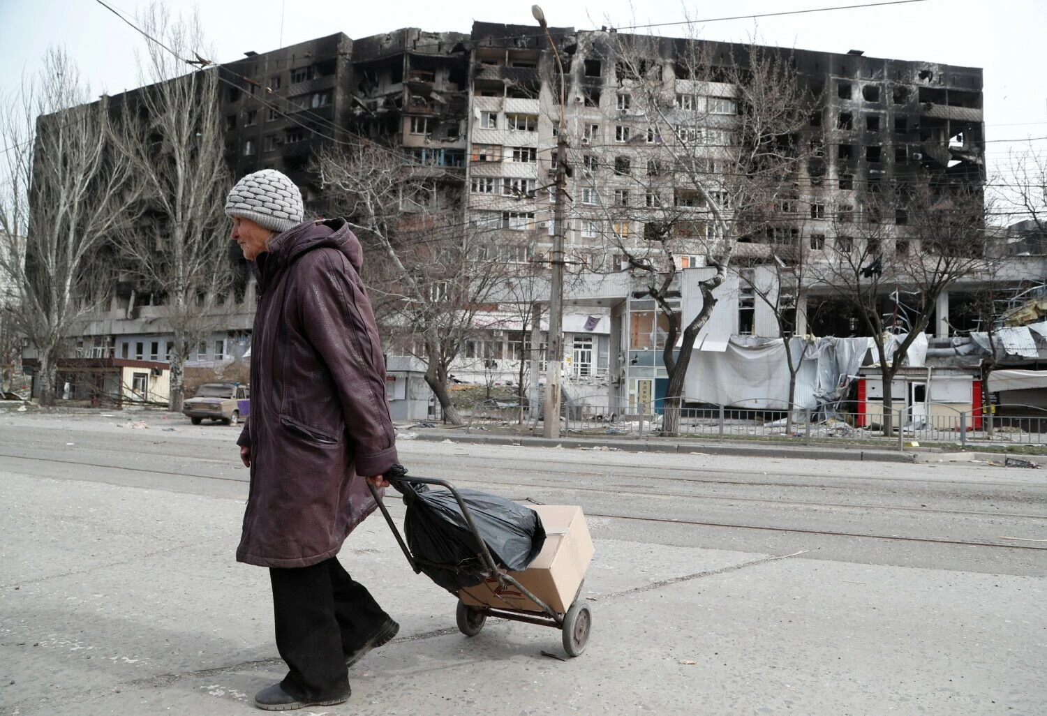 Mariupolis. Aleksandro Ermočenko („Reuters“/„Scanpix“) nuotr.