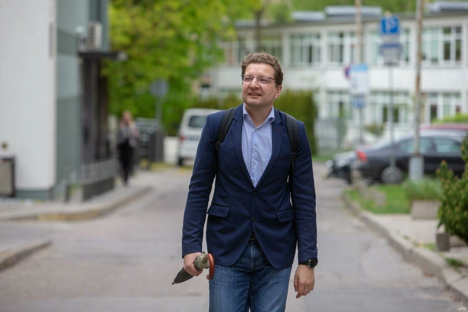 Dainius Radzevičius, žurnalistas, Lietuvos žurnalistų sąjungos pirmininkas. Vladimiro Ivanovo (VŽ) nuotr.