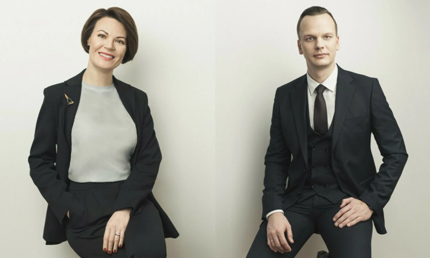 „Sorainen“ Mokesčių komandai Lietuvoje vadovaujanti partnerė Indrė Ščeponienė ir „Sorainen“ partneris, advokatas Kazimieras Karpickis.