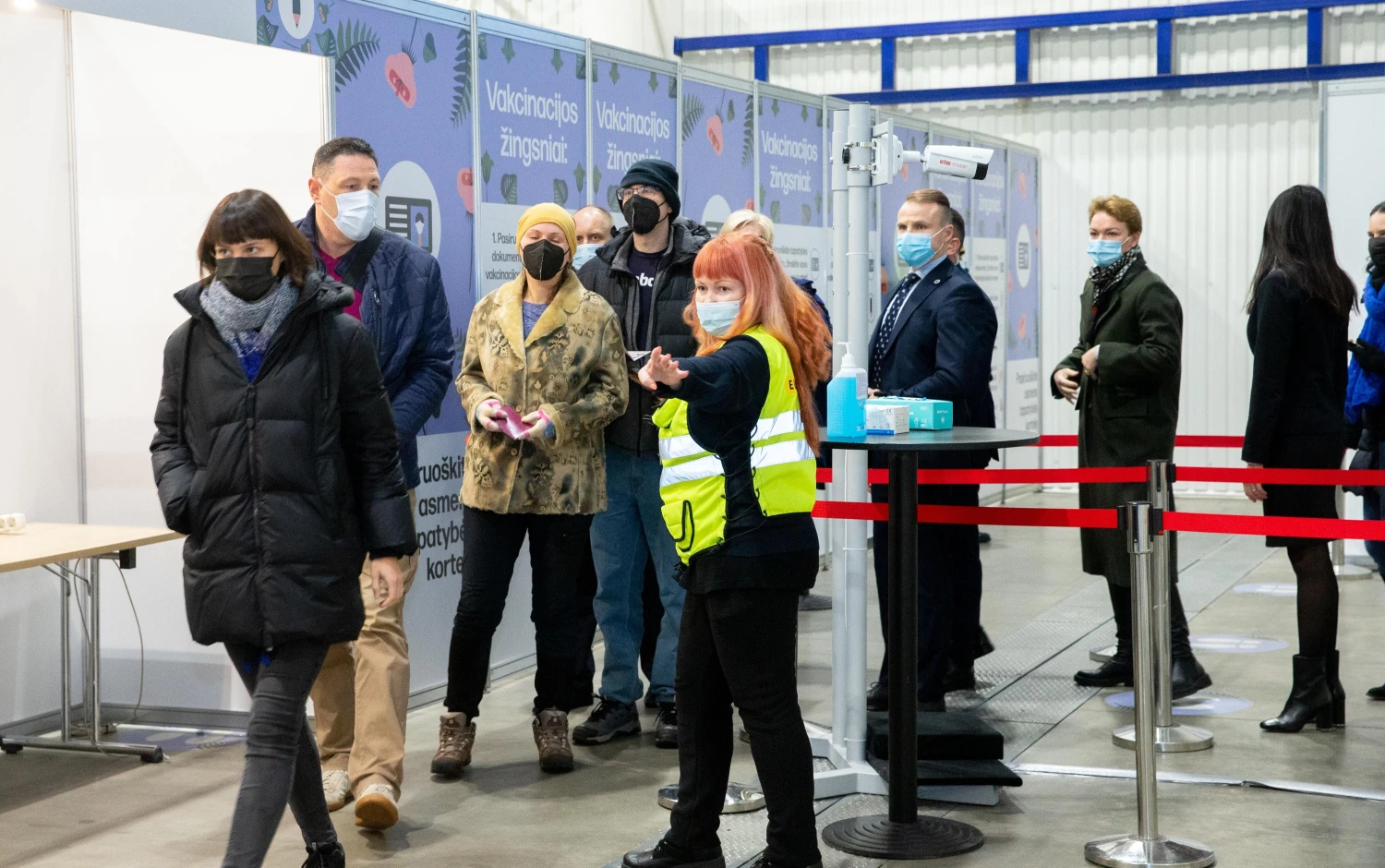 Skiepijimo punktas Vilniuje. Juditos Grigelytės nuotr