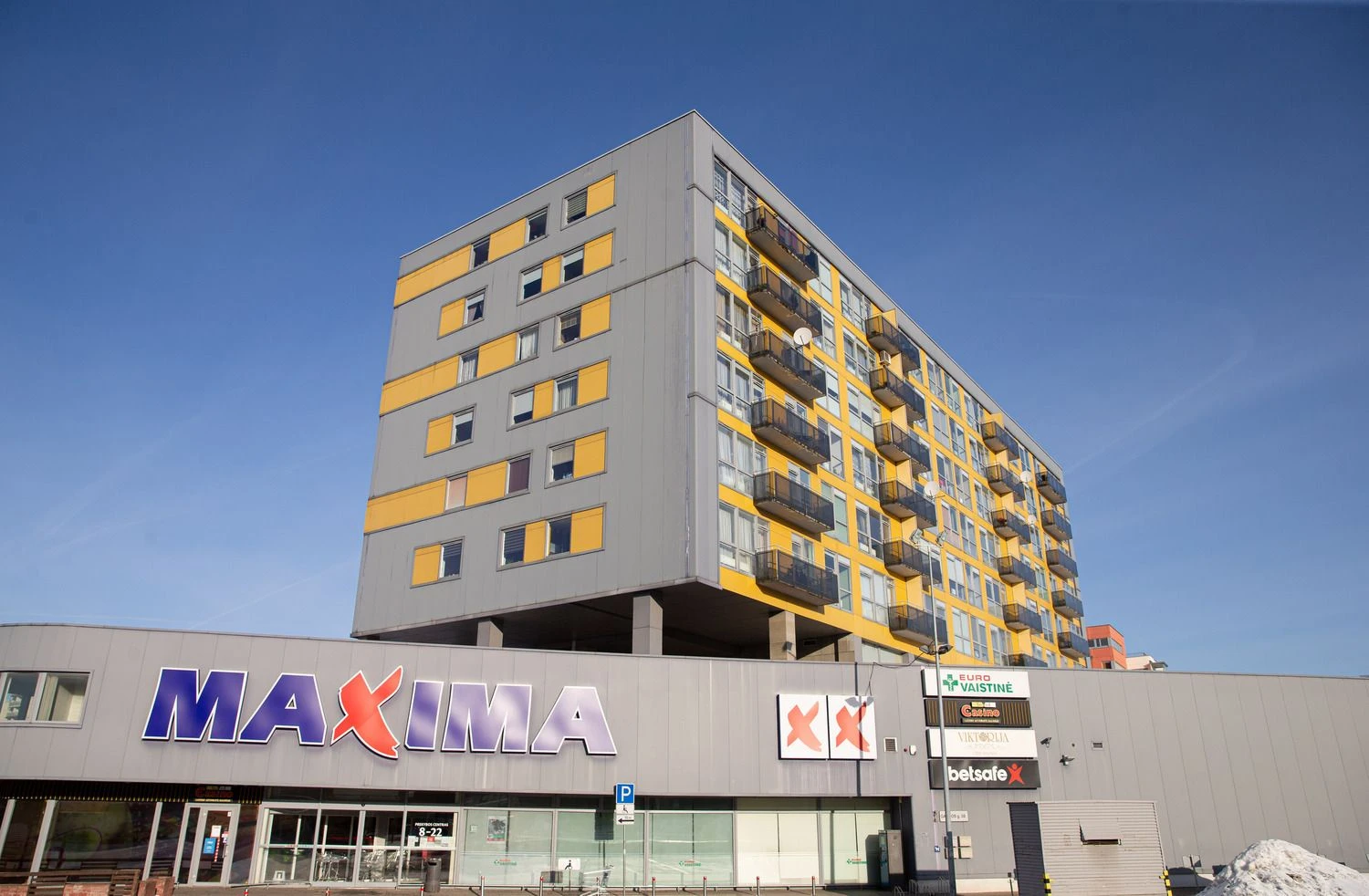 Gyvenamajame name Vilniuje, Gabijos g. 30, įtrūko namo sienos. Juditos Grigelytės (VŽ) nuotr.