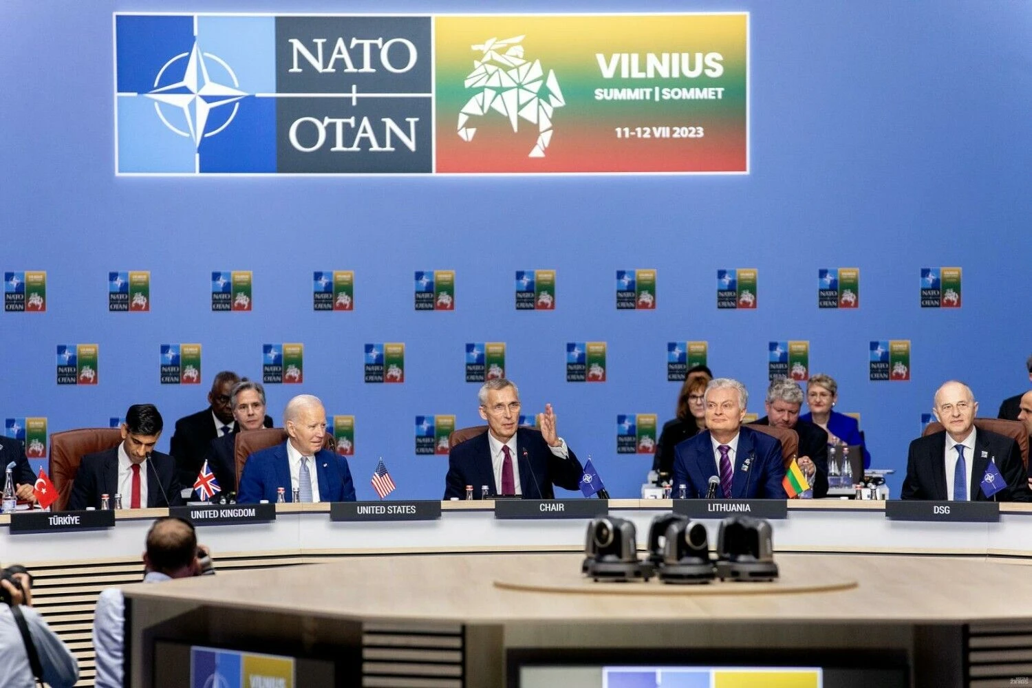 NATO viršūnių susitikimą Vilniuje lydėjo nuotaikų kaita. Laimos Penek (LRVK) nuotr.