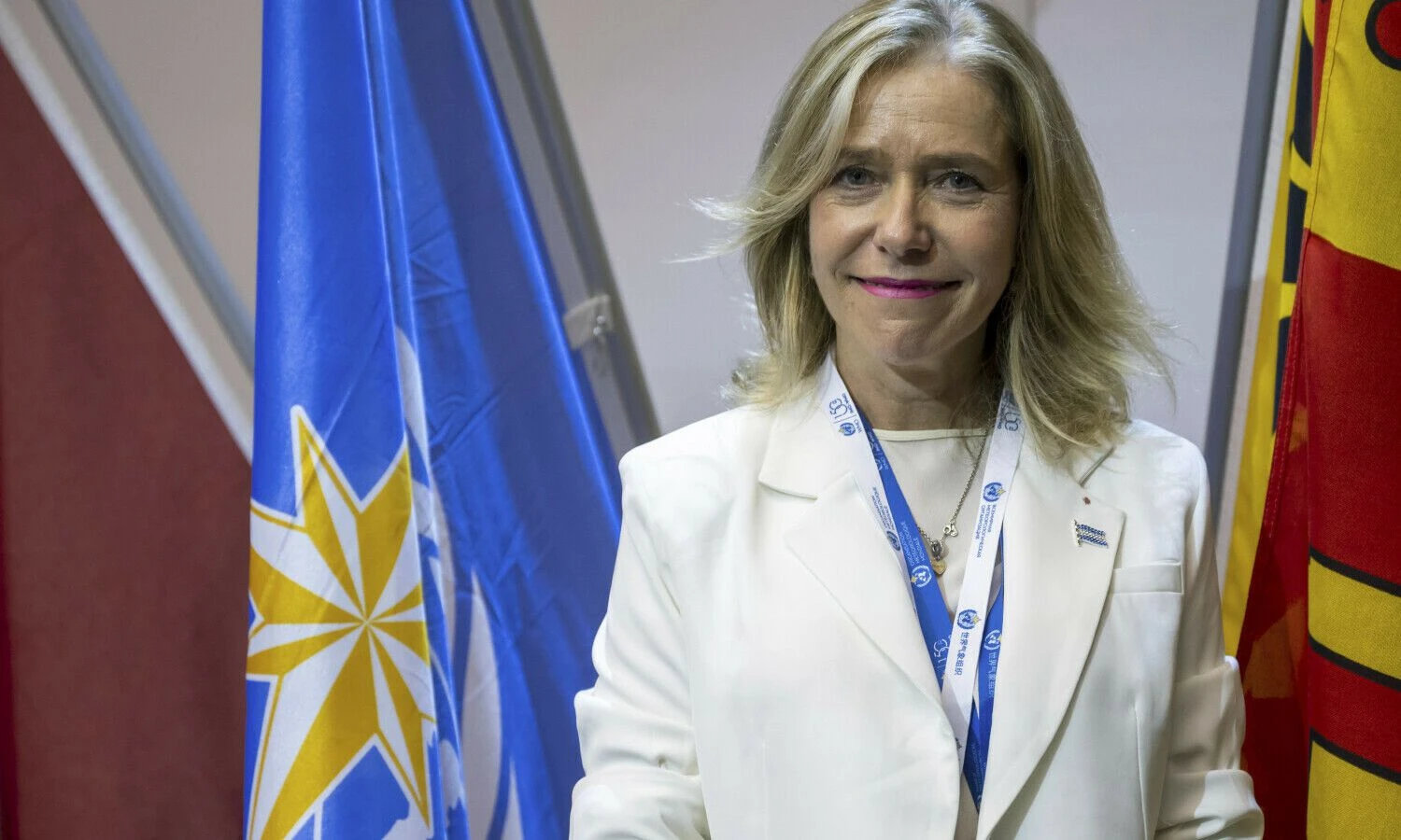Celeste Saulo, Jungtinių Tautų (JT) Pasaulinės meteorologijos agentūros generalinė sekretorė. Martial Trezzini (AP / „Scanpix“) nuotr.