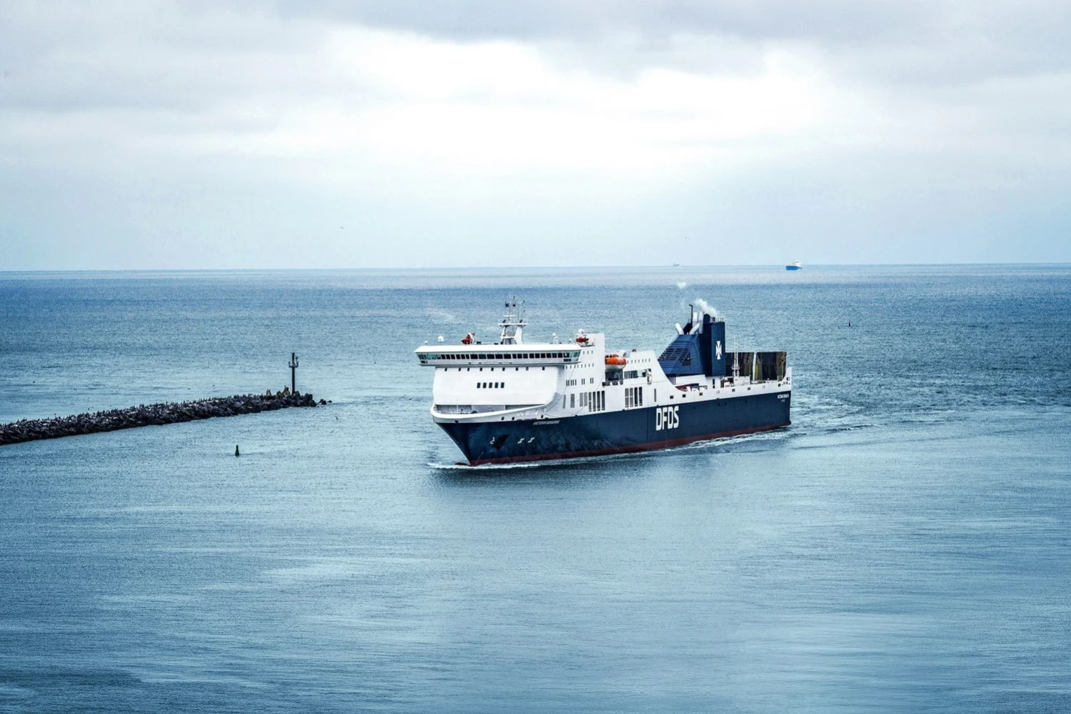 DFDS keltas Klaipėdos uoste. Bendrovės nuotr.