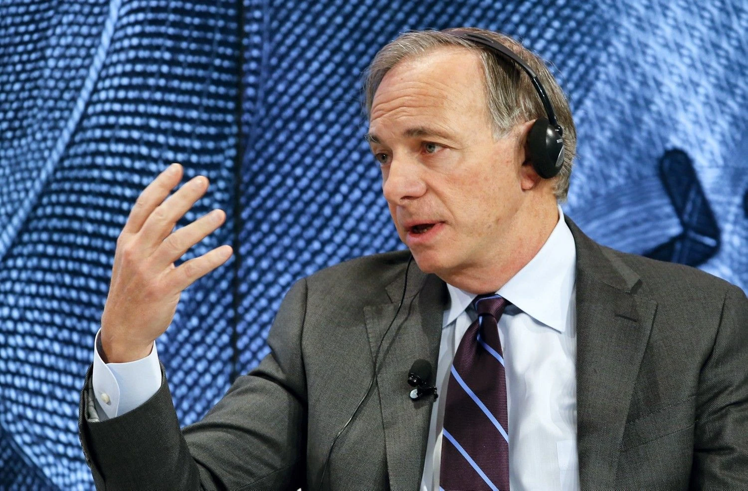 Ray Dalio Pasaulio ekonomikos forume Davose. Ruben Sprich’o („Reuters“ / „Scanpix“) nuotr.
