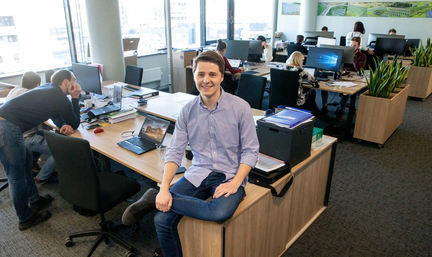 Lukas Yla, dalijimosi automobiliais „CityBee“ paslaugą teikiančios UAB „Prime leasing“ vadovas. Juditos Grigelytės (VŽ) nuotr.