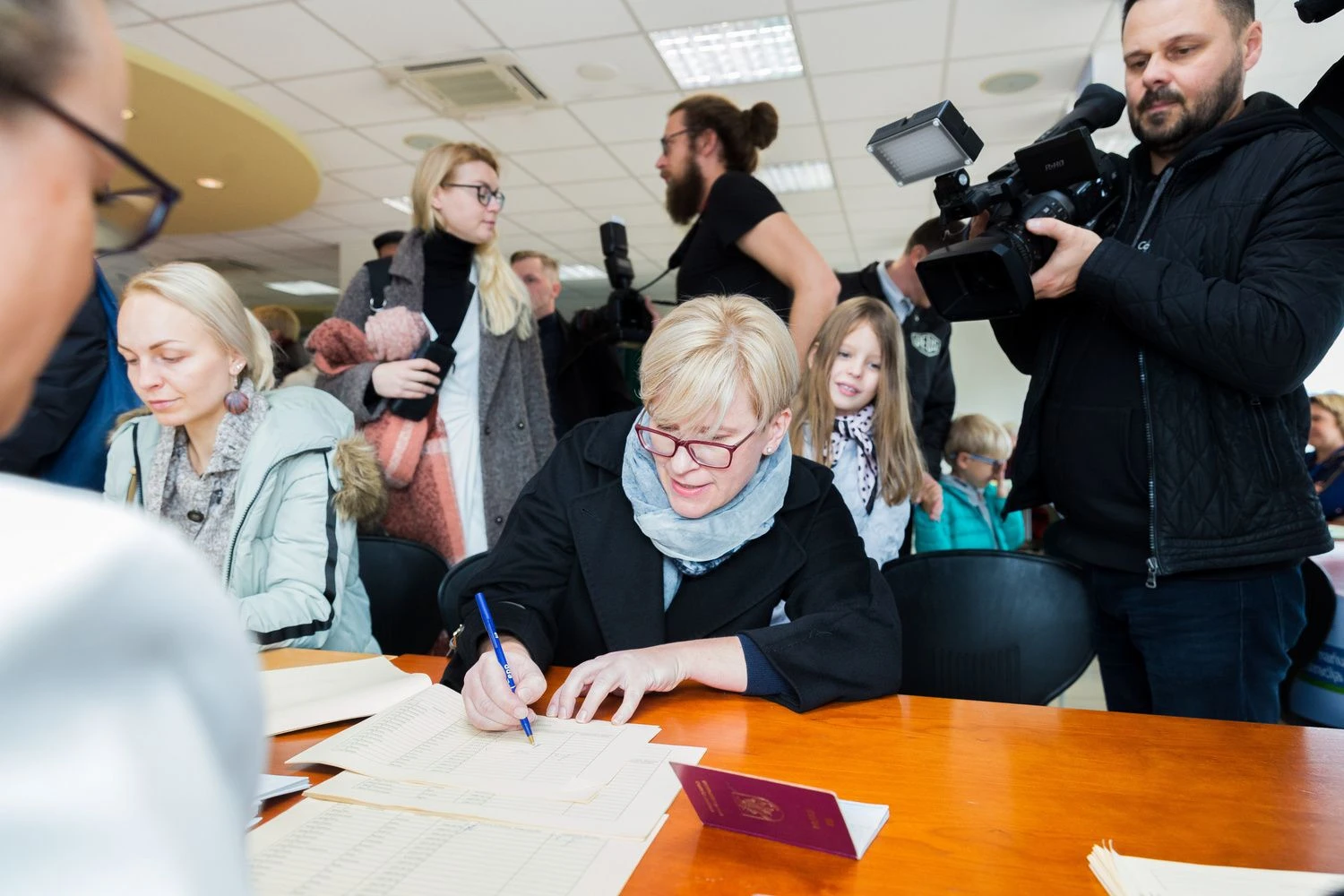 I. Šimonytė balsavo už konservatorių kandidatą į prezidentus. Josvydo Elinsko (BNS) nuotr.