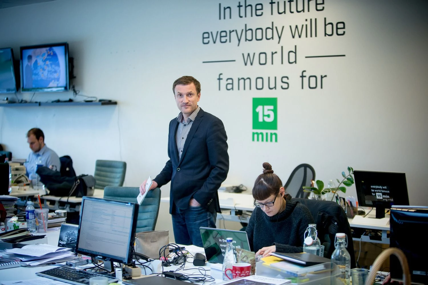 Ramūnas Šaučikovas, naujienų portalo „15min“ ir naujienų agentūros „BNS Lietuva“ direktorius. Vladimiro Ivanovo (VŽ) nuotr.