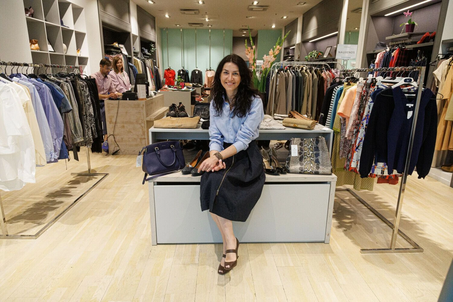 Viktorija Nausėdė, mados platformos „Textale“ įkūrėja, VšĮ „Resursai tvariai plėtrai“ ir UAB „Nėra planetos B“ vadovė. Vladimiro Ivanovo (VŽ) nuotr.