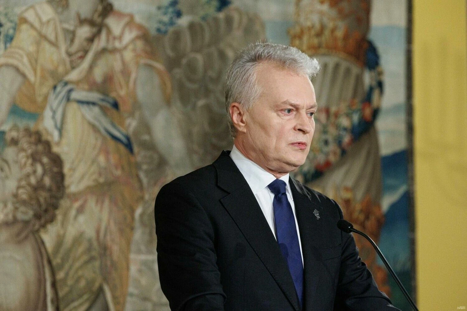Gitano Nausėdos spaudos konferencija. Vladimiro Ivanovo (VŽ) nuotr.