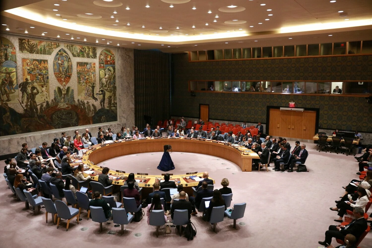 Jungtinių Tautų nepaprastoji sesija dėl situacijos Libane. „Zumapress“ / „Scanpix“ nuotr.