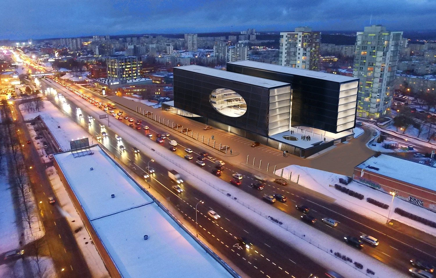 PST konkursą laimėjusios bendrovės „Cloud architektai“ projektinis pasiūlymas.
Bendrovės vizualizacija
