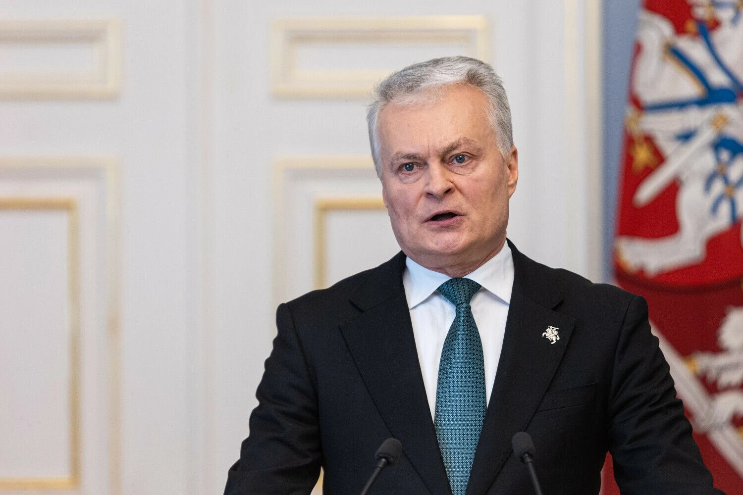 Gitanas Nausėda, Lietuvos prezidentas. Pauliaus Peleckio (BNS) nuotr.
