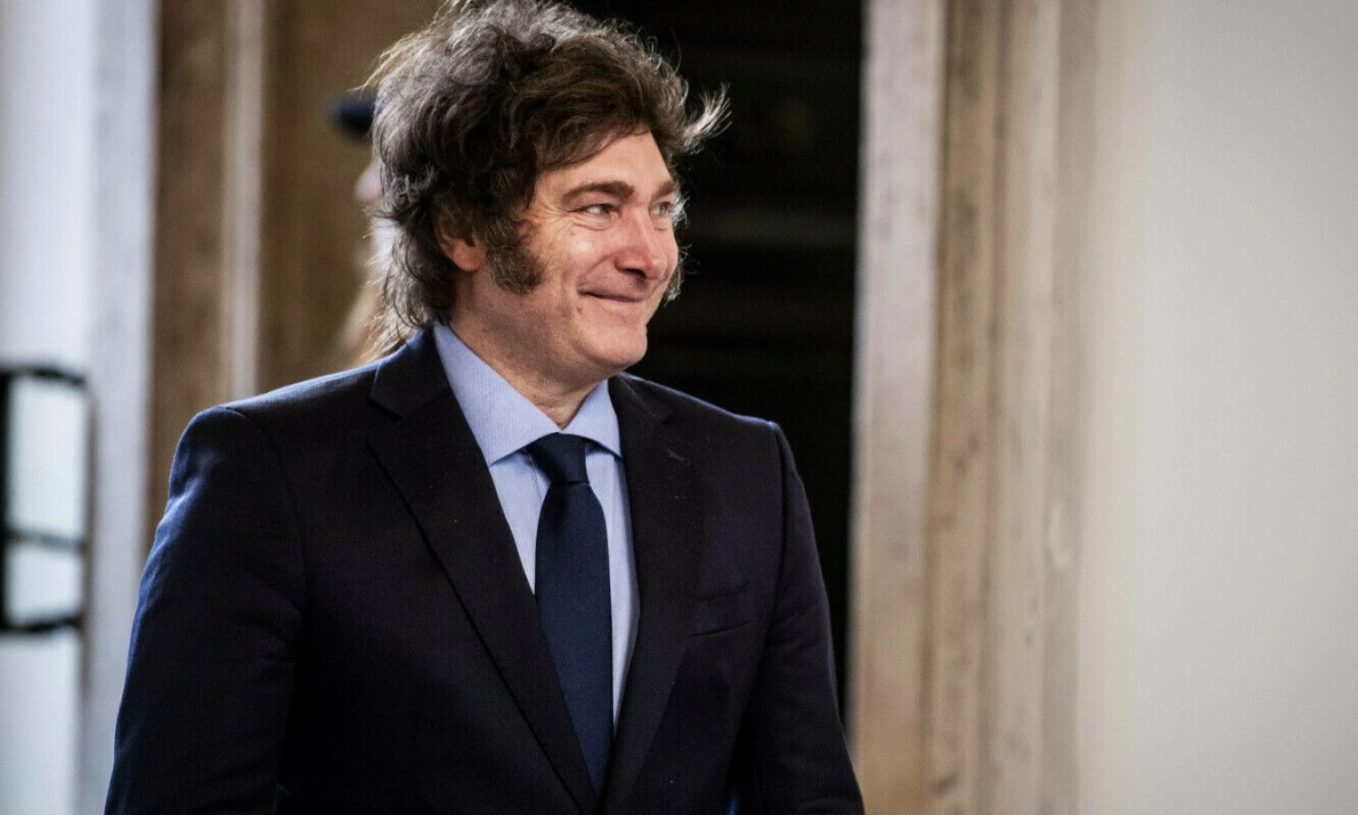 Argentinos prezidentas Javieras Milei. Alessandro Serranvo (SIPA / „Scanpix“) nuotr.