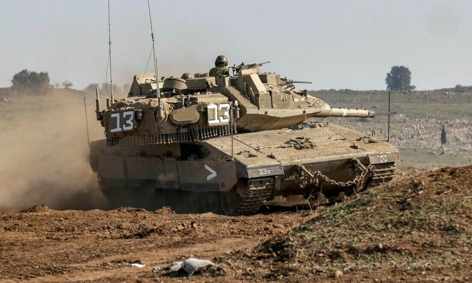 Ketvirtos kartos „Merkava“ tankas. Jalaa Marey (AFP / „Scanpix“) nuotr.