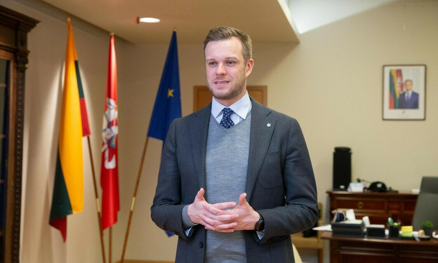 Gabrielius Lansbergis, užsienio reikalų ministras. Juditos Grigelytės (VŽ) nuotr.