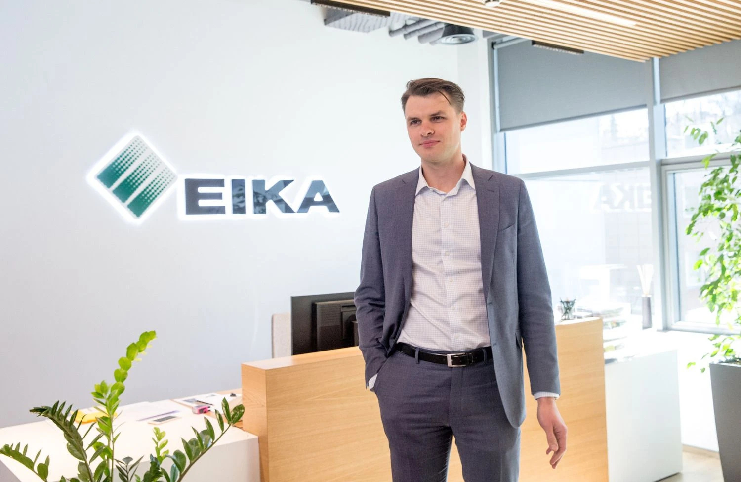 Domas Dargis, nekilnojamojo turto plėtros ir statybos UAB „Eika“ generalinis direktorius. Juditos Grigelytės (VŽ) nuotr.