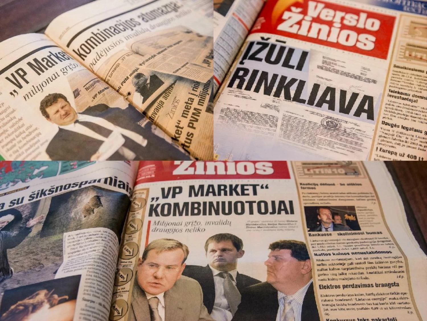 „Verslo žinių“ archyvas, VŽ montažas