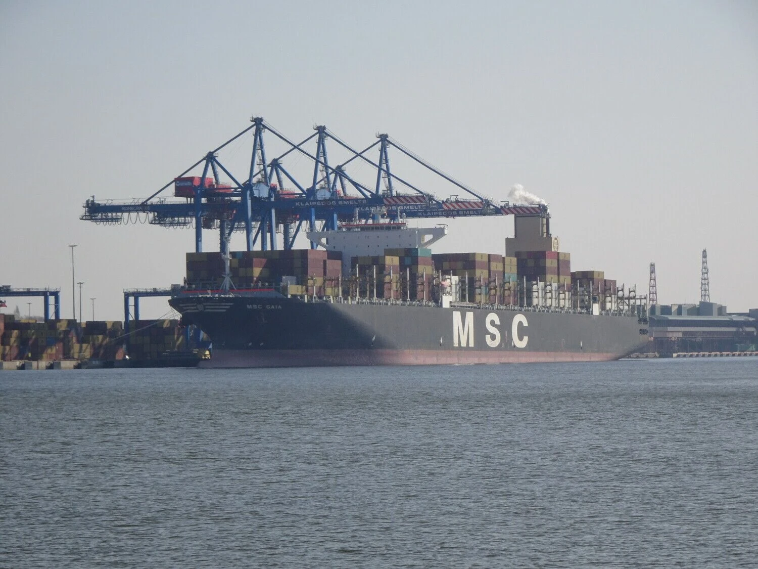 MSC krovinių perskirstymas „Klaipėdos Smeltėje“ vėl sparčiai išaugino įmonės apyvartą. Lino Butkaus (VŽ) nuotr.