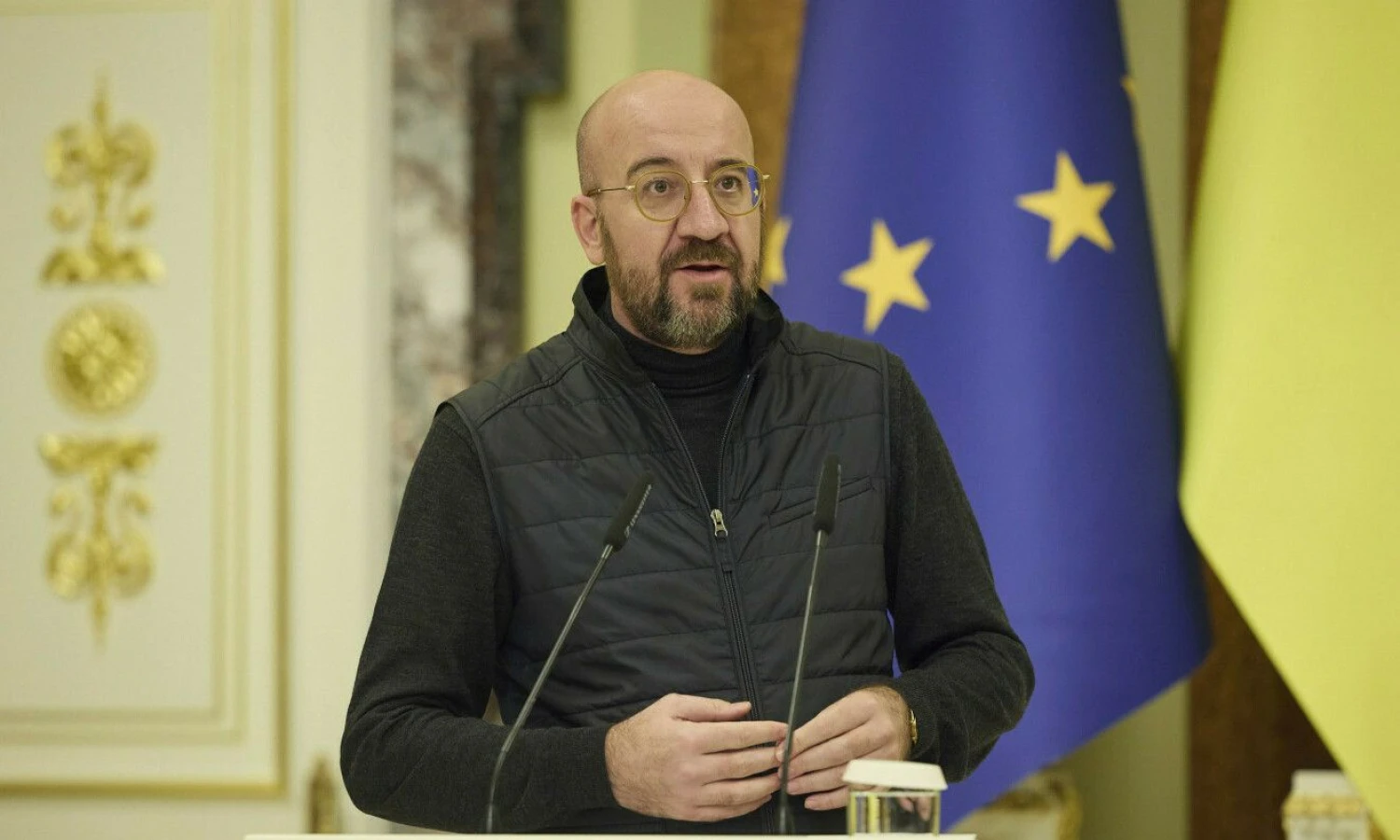 Charles'is Michelis, EVT pirmininkas. Ukrainos prezidentūros / „Scanpix“ nuotr.