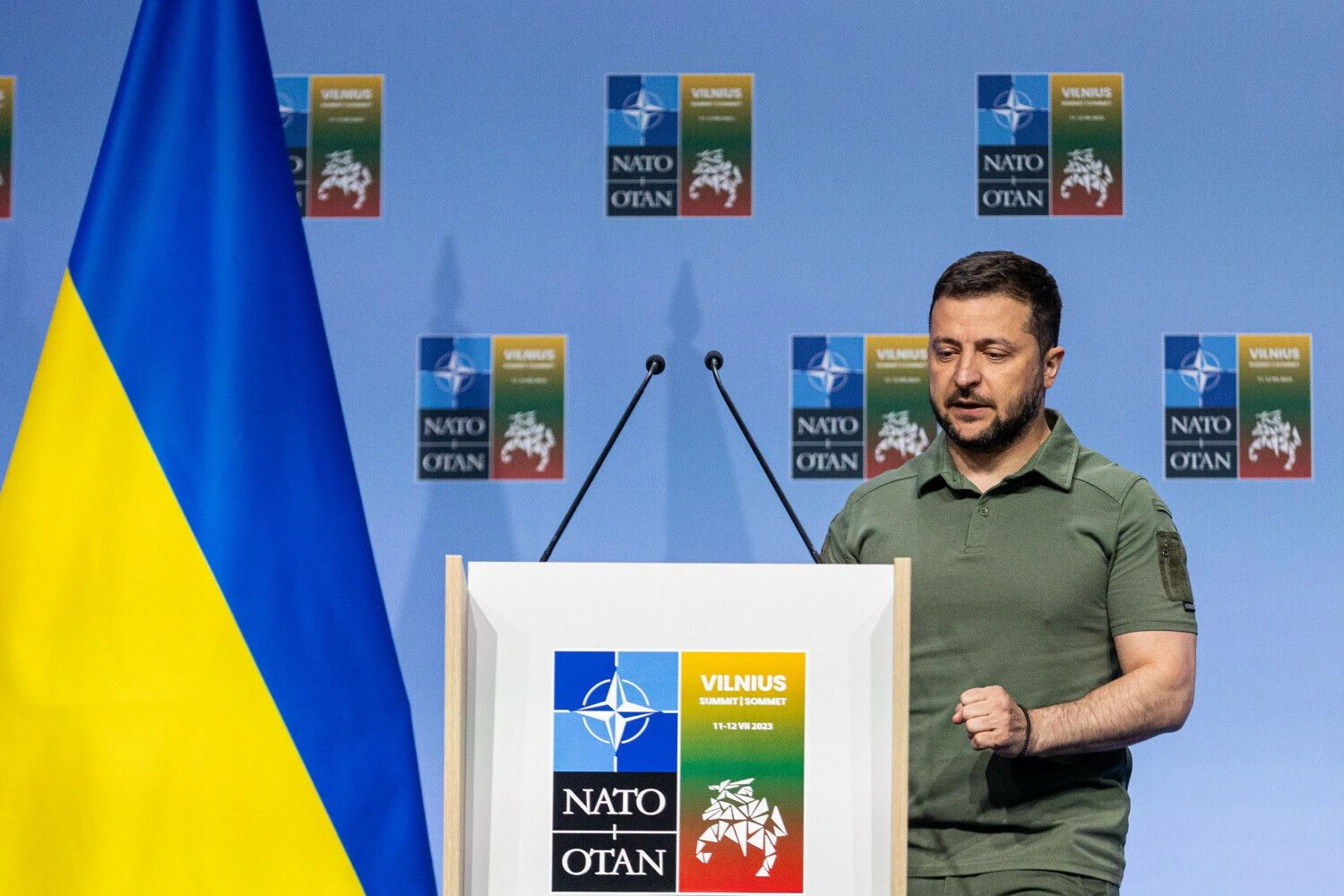 Volodymyras Zelenskis, Ukrainos prezidentas. Pauliaus Peleckio (BNS) nuotr.