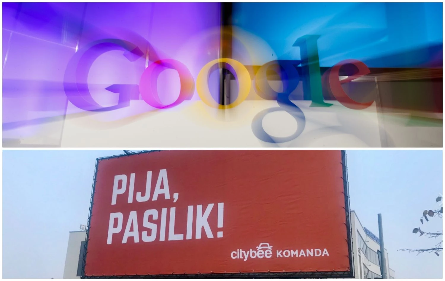 VŽ koliažas.