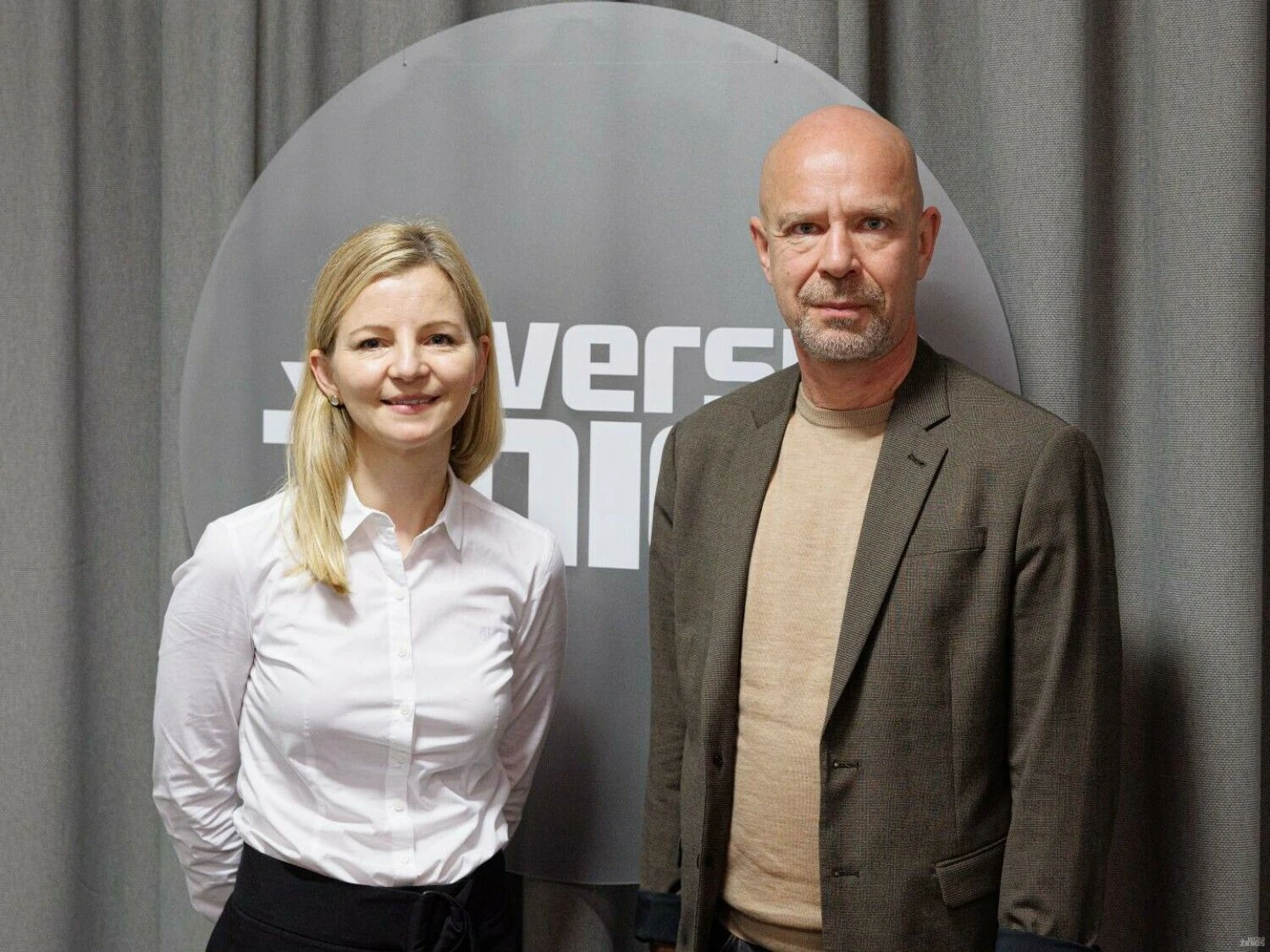 A. Miniotaitė, ISM Vadybos ir ekonomikos universiteto docentė, bendrovės „Alisa Management Laboratory“ įkūrėja, ir I. Staškevičius, verslininkas, visuomenininkas, knygų autorius. Vladimiro Ivanovo (VŽ) nuotr.