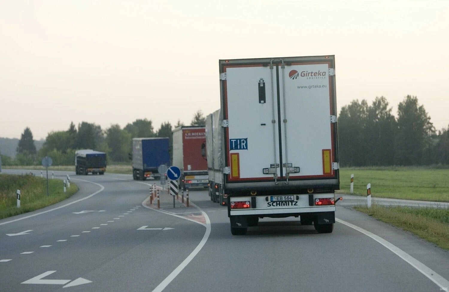 „Via Baltica“ kelio ruožas. Juditos Grigelytės (VŽ) nuotr.